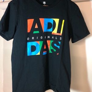 Rare Black Adidas T-shirt L